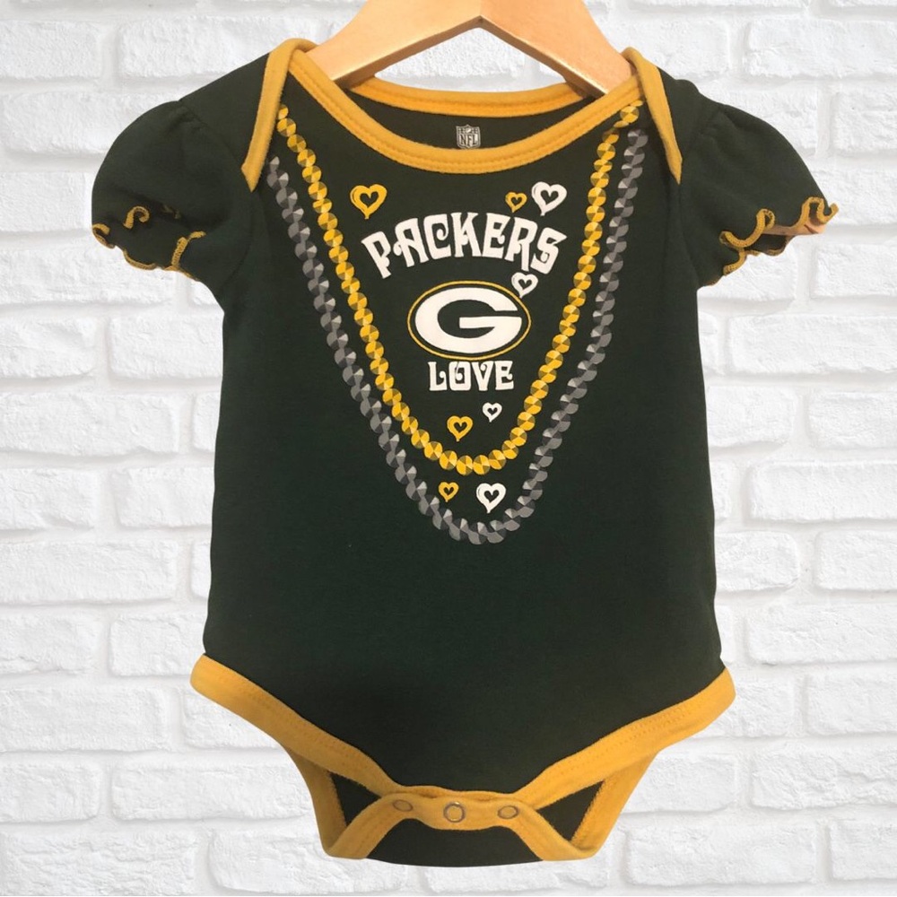 GUC Green Bay Packers 6-9mo Baby Bodysuit